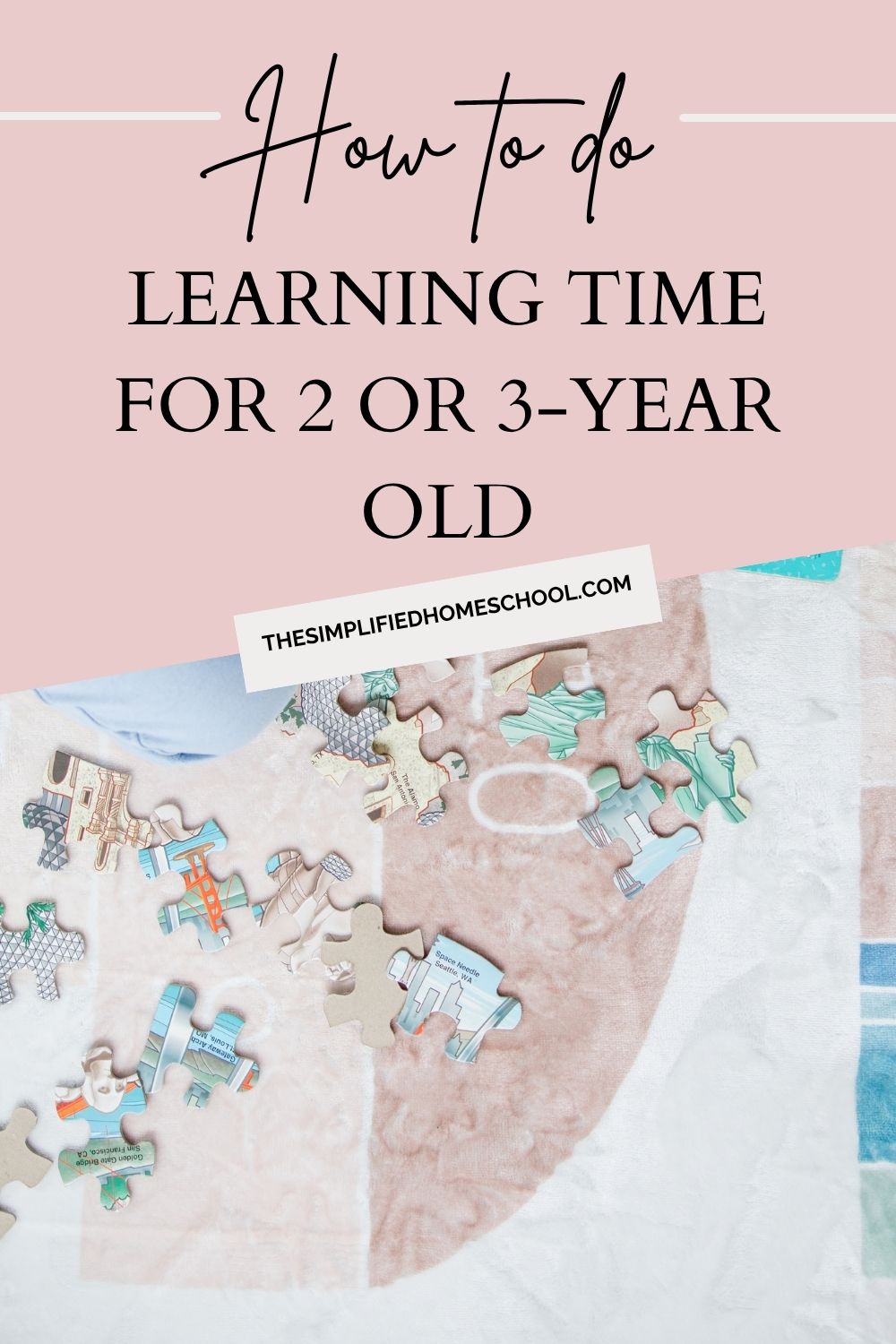 How to Do Learning Time with a 2- or 3-Year-Old (Without Making it Stressful)